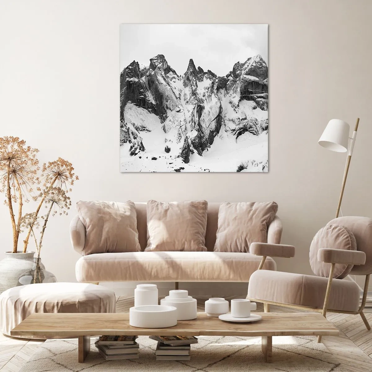 Obraz na plátne - Hrozivý žulový hrebeň - 50x50 cm