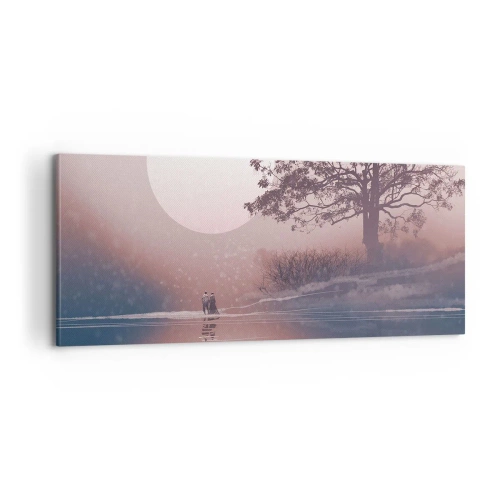 Obraz na plátne - Nočné zázraky - 100x40 cm