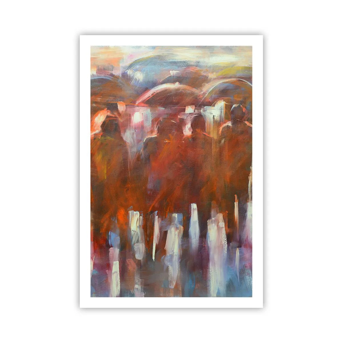 Plagát - Rovnocenní v daždi a hmle - 61x91 cm