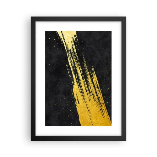 Plagát v čiernom ráme - Skok do hyperpriestoru - 30x40 cm