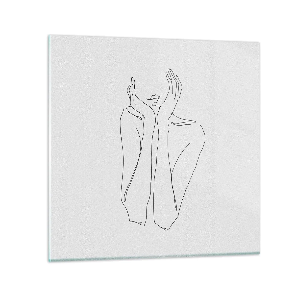 Obraz na skle - O čom snívajú dievčatá - 60x60 cm