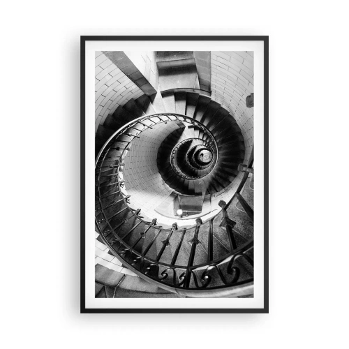 Plagát v čiernom ráme - Len vyššie a vyššie - 61x91 cm