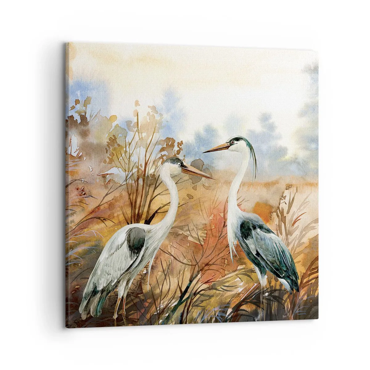 Obraz na plátne - Kam na jeseň? - 50x50 cm