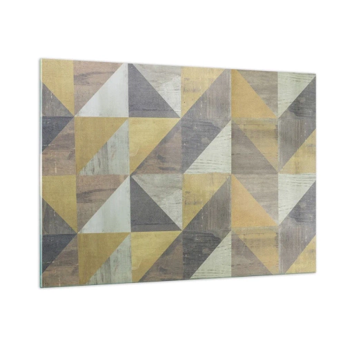 Obraz na skle - V uhle trojuholníka - 100x70 cm