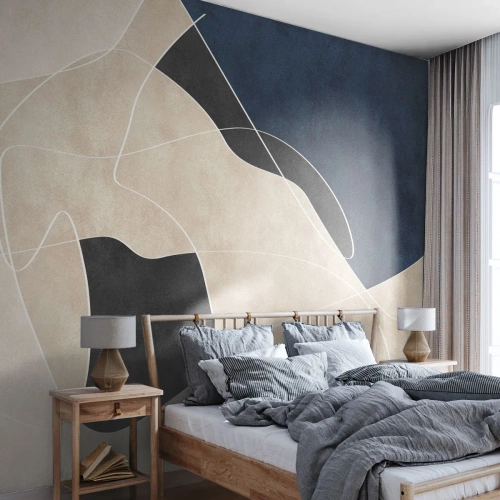 Fototapeta Premium Canvas - Abstraktná kompozícia – kontrast farieb - Moderné, Abstrakcia, Kus - 250x175 cm
