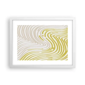 Plagát v bielom ráme - Kompozícia s miernym ohybom - 40x30 cm