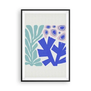 Plagát v čiernom ráme - Podvodná záhrada - 61x91 cm