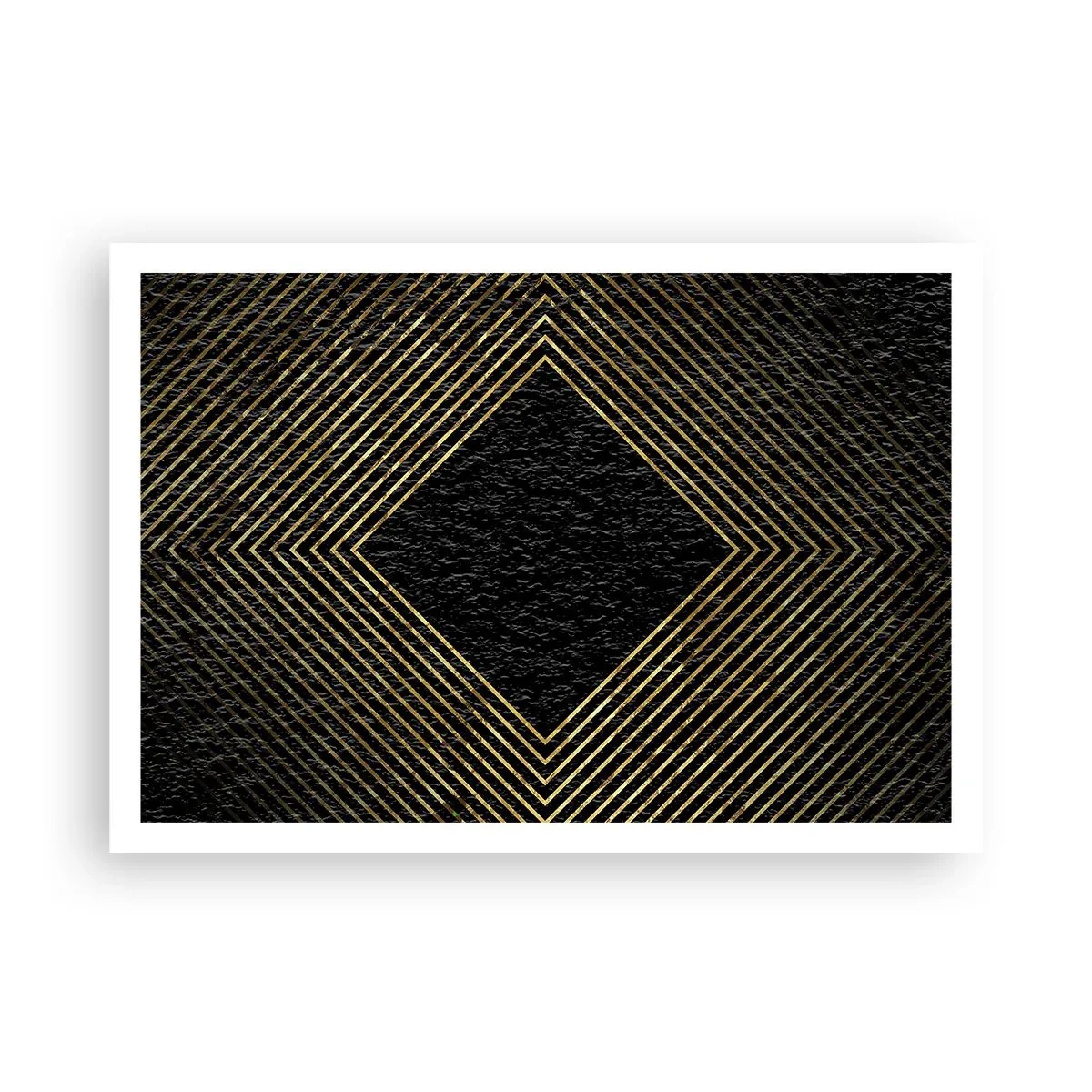 Plagát - Geometria v štýle glamour - 100x70 cm