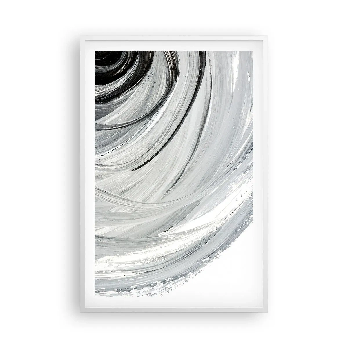 Plagát v bielom ráme - Orbitálna kompozícia - 61x91 cm