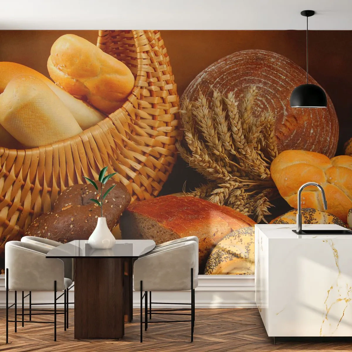 Fototapeta Premium Sand - Znova sme mali šťastie - Gastronómia, Chlieb, Chlieb - 100x70 cm