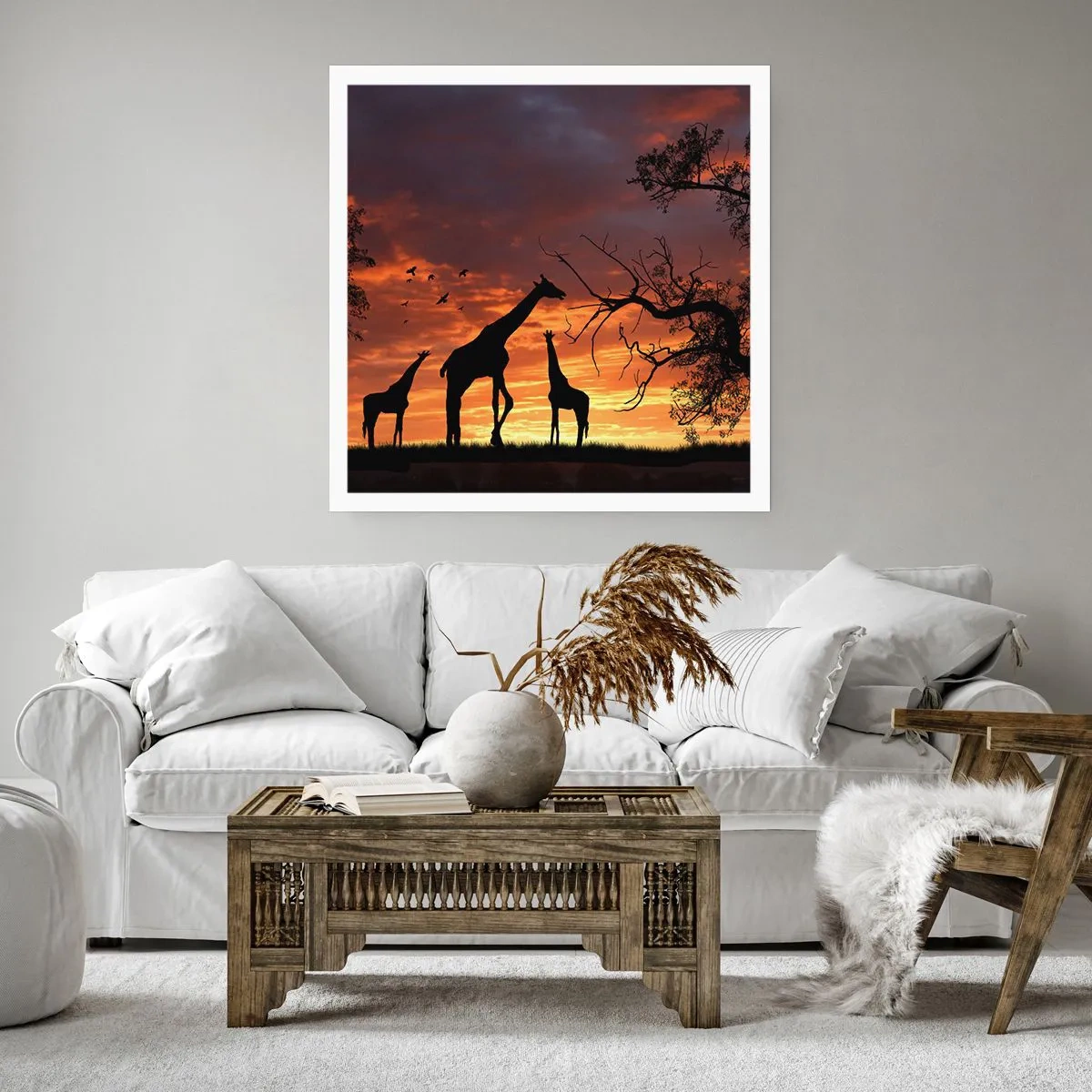 Plagát - Malá večera v kruhu najbližších - 50x50 cm