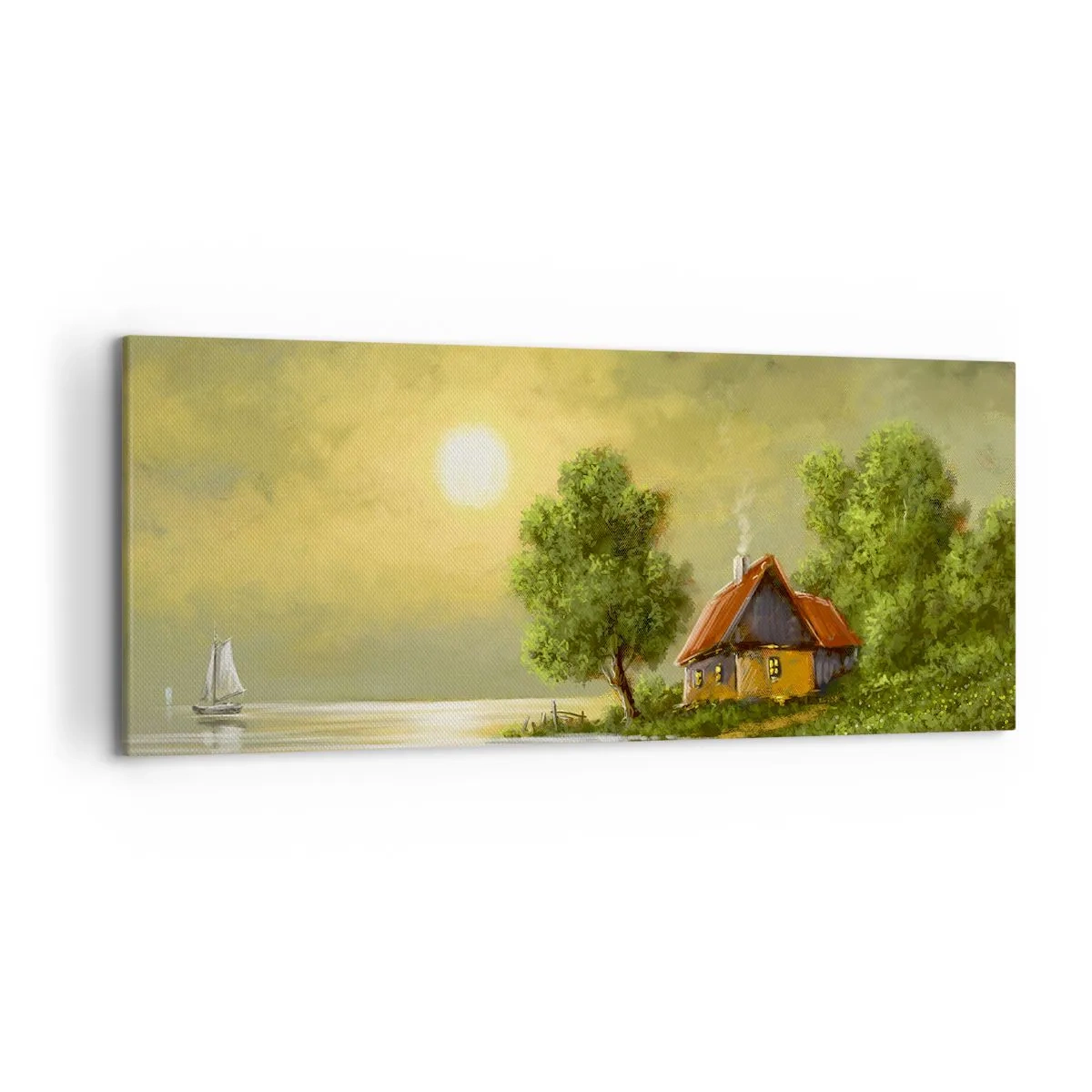 Obraz na plátne - Krásne, ako z obrázku - 120x50 cm