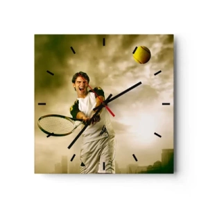 Nástenné hodiny - Energia a radosť - 30x30 cm