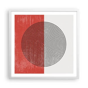 Plagát v bielom ráme - Presný zásah - 60x60 cm