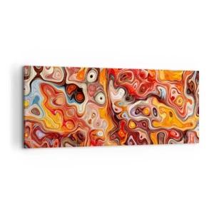 Obraz na plátne - Keby sa orechy rozpúšťali v mede - 100x40 cm