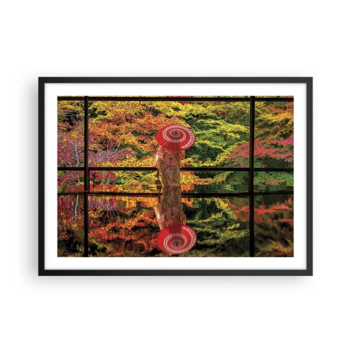 Plagát v čiernom ráme - V chráme prírody - 70x50 cm
