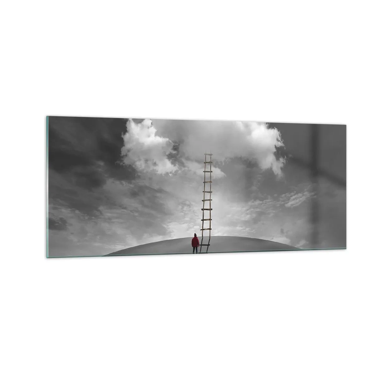 Obraz na skle - Všetko je možné - 100x40 cm