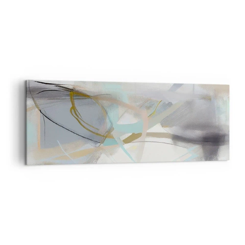 Obraz na plátne - Hmlistá abstrakcia - 140x50 cm