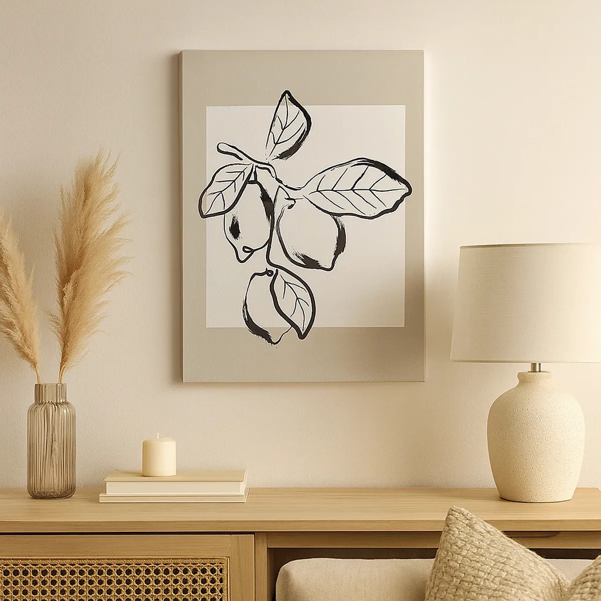 Obraz na plátne - Kde citrón dozrieva… - 50x70 cm