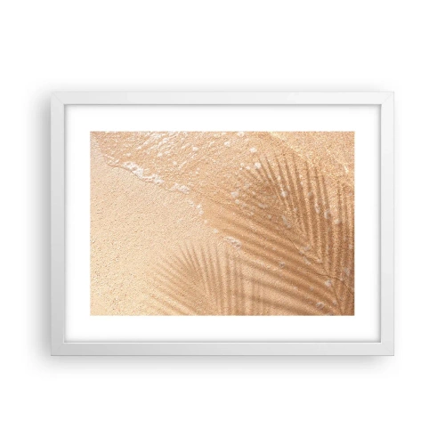 Plagát v bielom ráme - Tieň horúceho leta - 40x30 cm