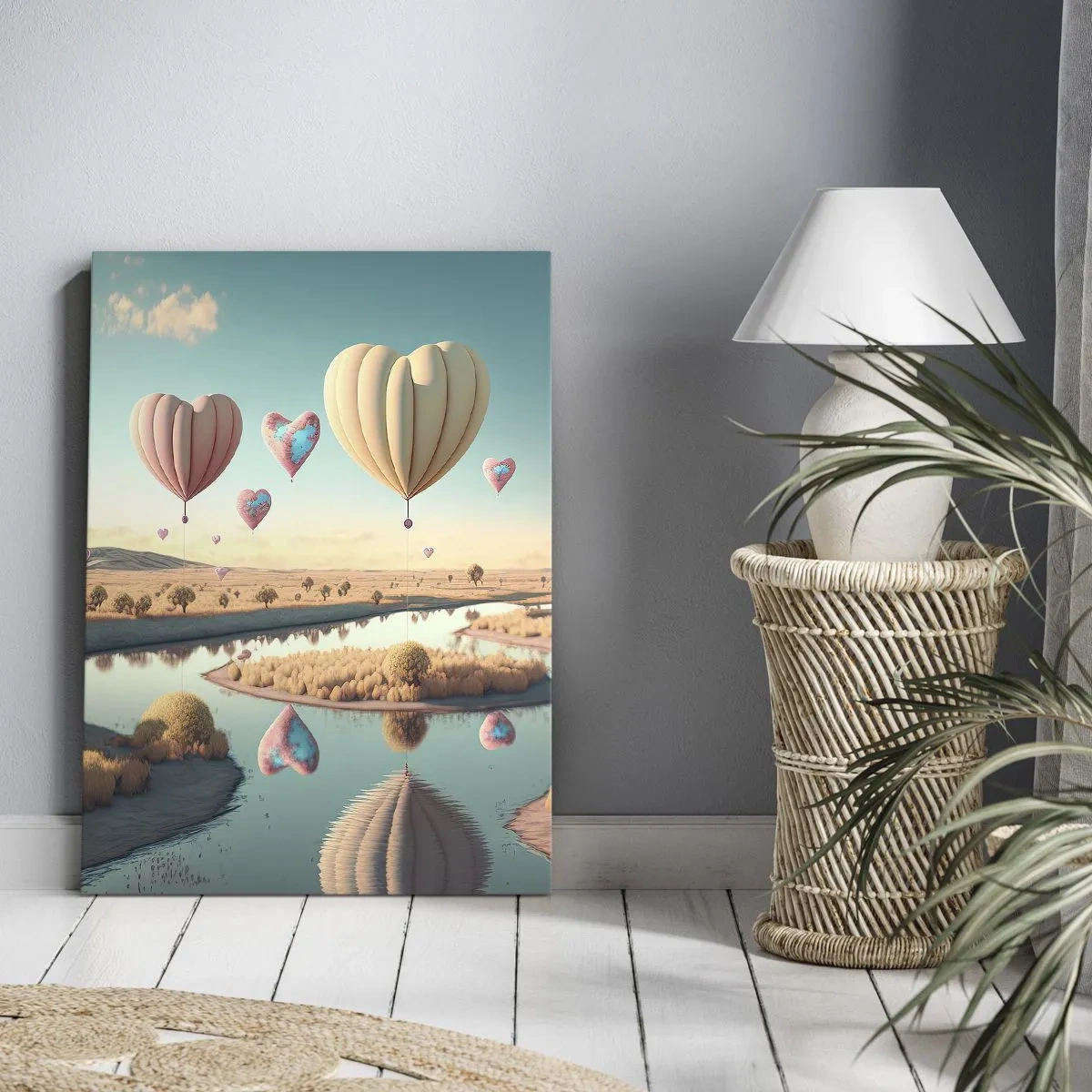 Obraz na plátne - Láska ťa nechá vzlietnuť - 50x70 cm