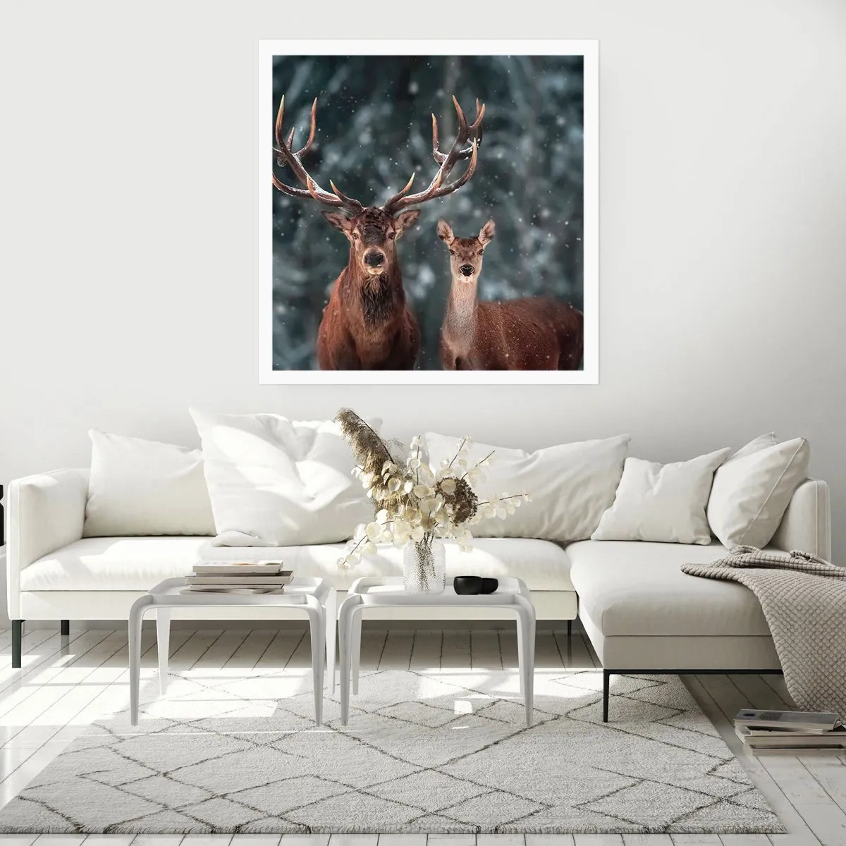 Plagát - Pán lesa so svojou ženou - 60x60 cm