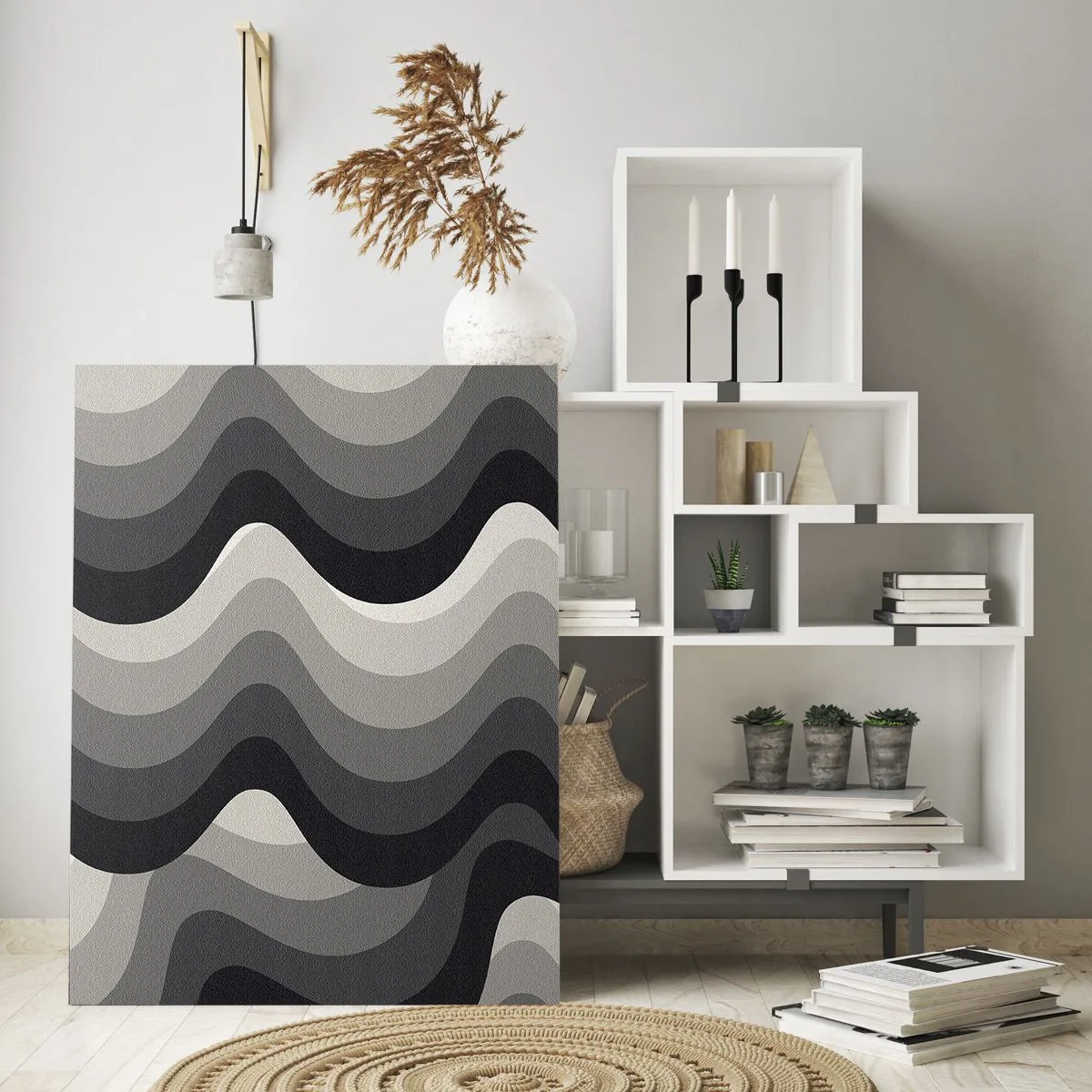 Obraz na skle - Vlna za vlnou - 70x100 cm