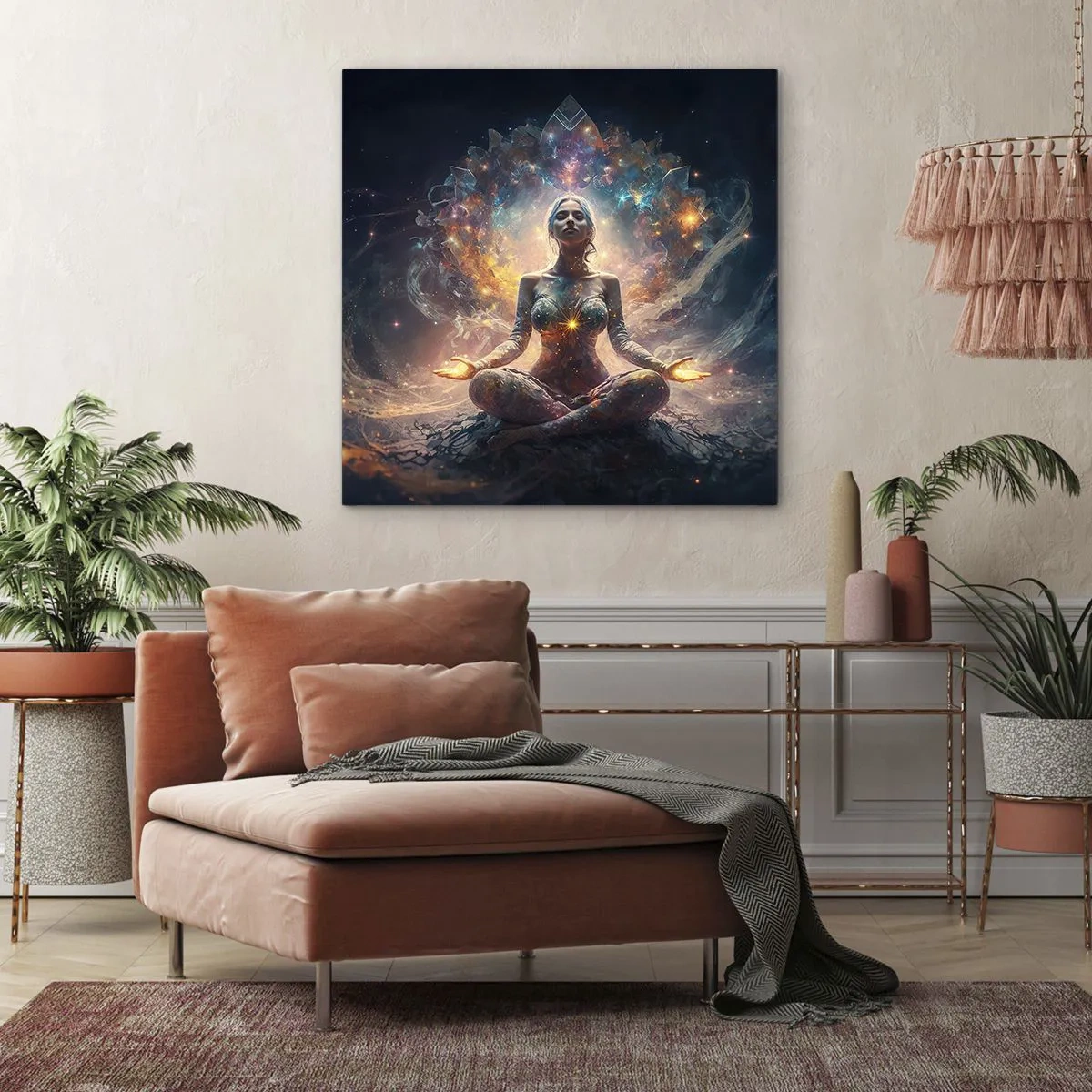 Obraz na plátne - Prúdenie dobrej energie - 30x30 cm