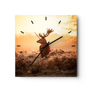 Nástenné hodiny - Pán na panstve - 40x40 cm