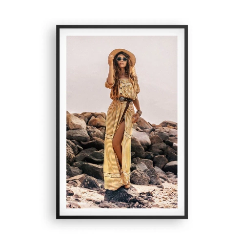 Plagát v čiernom ráme - Kúzlo kameňov - 61x91 cm