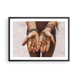 Plagát v čiernom ráme - Darček pre teba - 70x50 cm