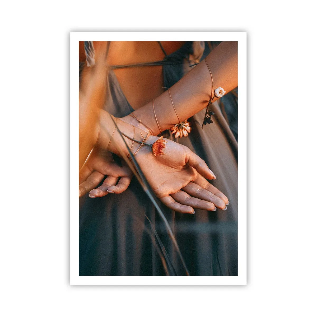 Plagát - Prepojená s prírodou - 70x100 cm