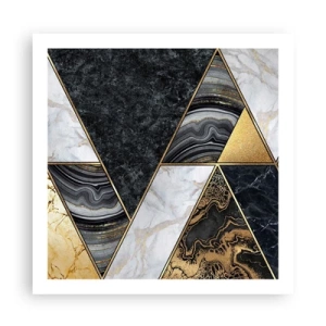 Plagát - Kameň vedľa kameňa - 60x60 cm