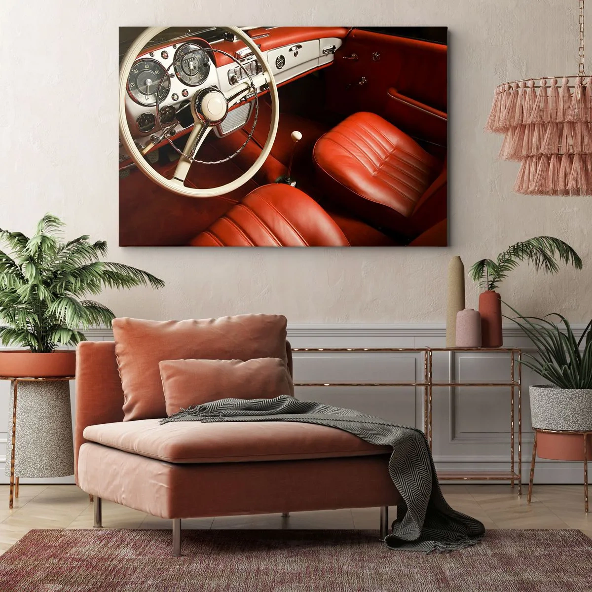 Obraz na plátne - Luxus v štýle vintage - 120x80 cm