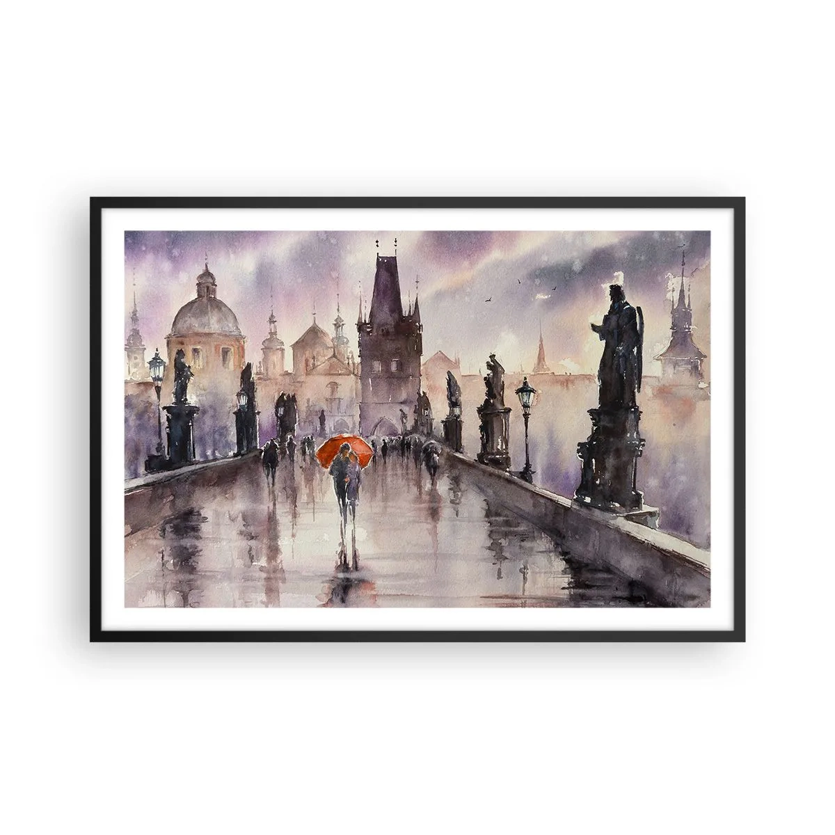 Plagát v čiernom ráme - Ľudia sa nemenia - 91x61 cm