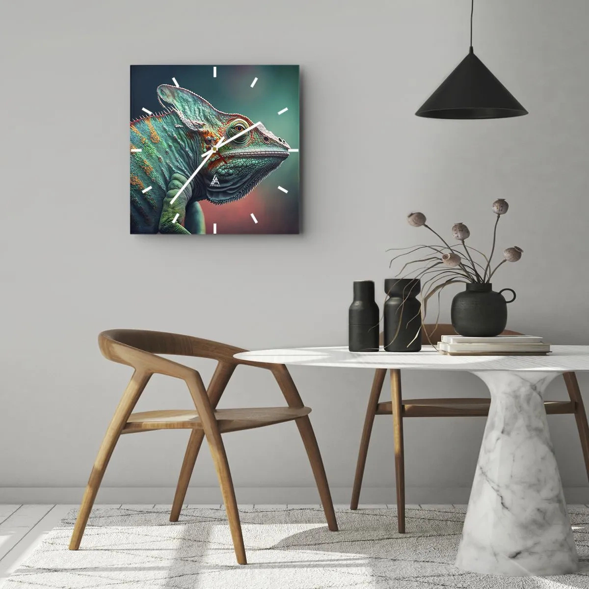 Nástenné hodiny - Vidíš ma? To nie je dobre… - 40x40 cm