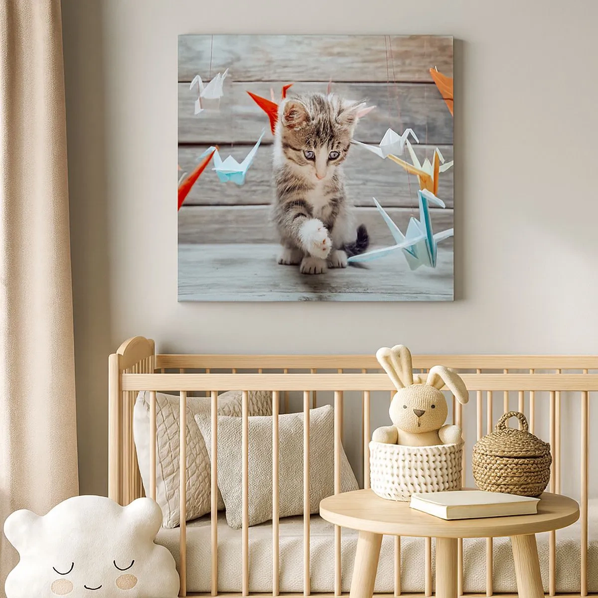 Obraz na plátne - Prvá lekcia - 30x30 cm