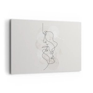 Obraz na plátne - Zamotaní v objatí - 100x70 cm