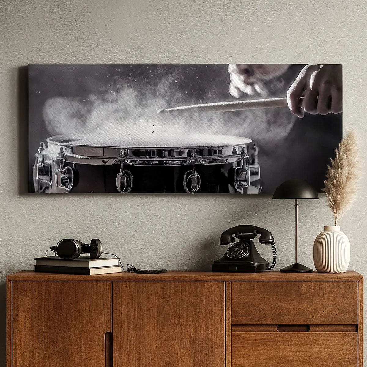 Obraz na plátne - Pulz hudby - 100x40 cm