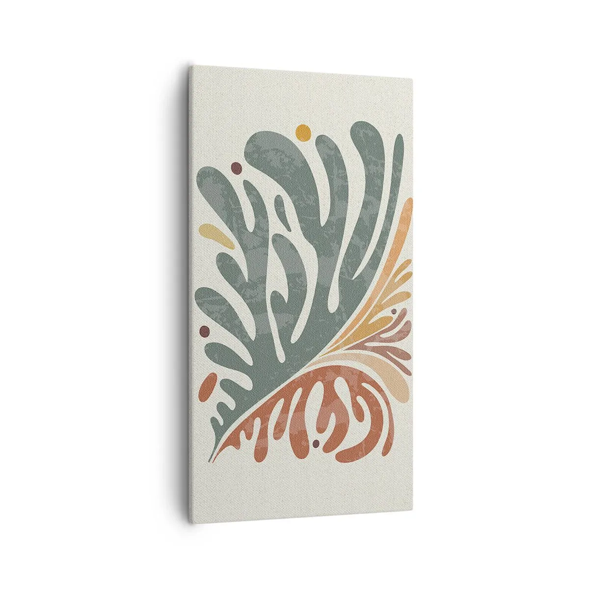 Obraz na plátne - Viacfarebný list - 55x100 cm