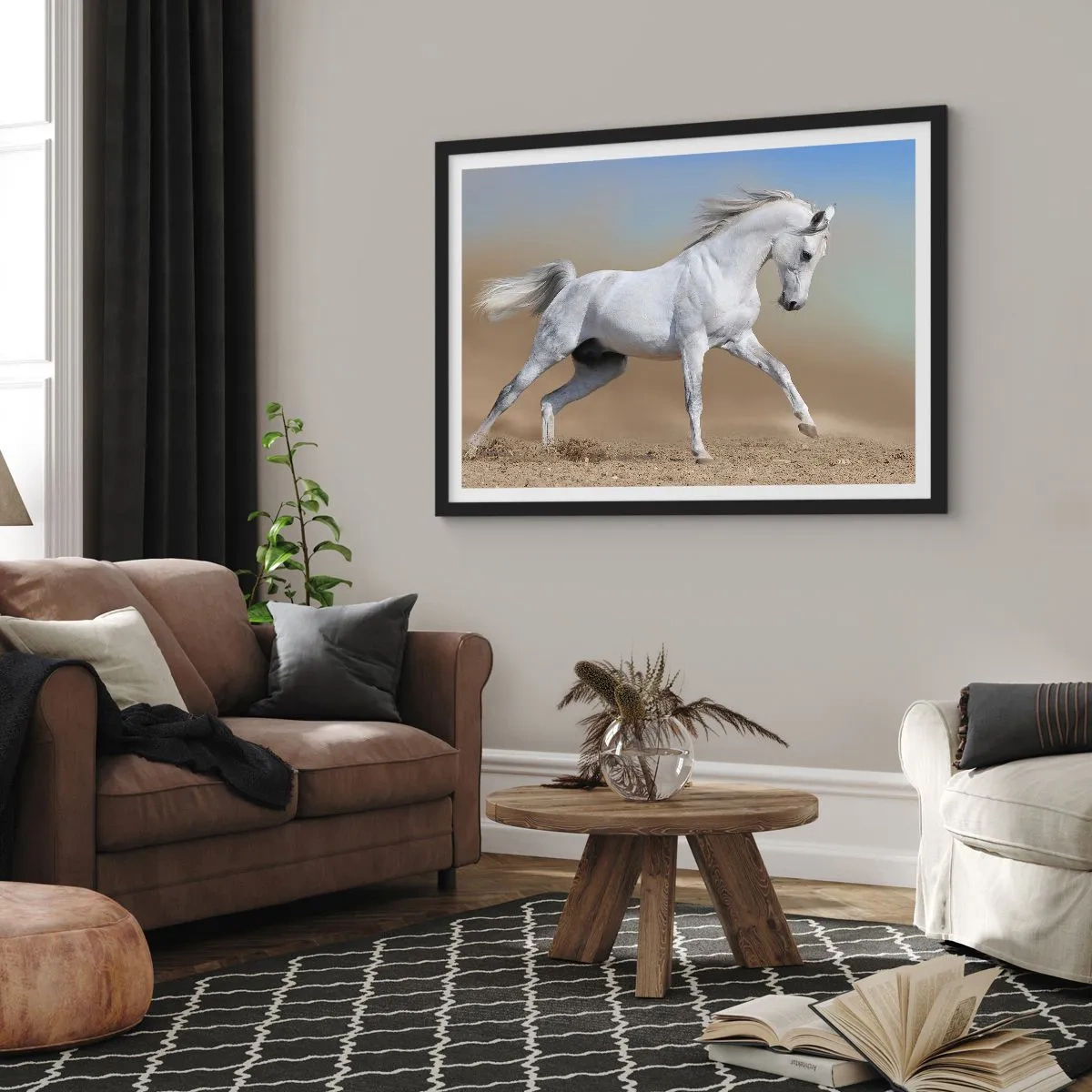 Plagát v čiernom ráme - Najkrajšia arabská rozprávka - 100x70 cm