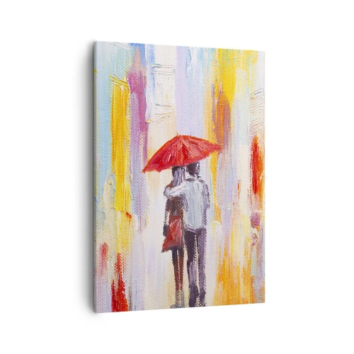Obraz na plátne - Nech prší ďalej - 50x70 cm