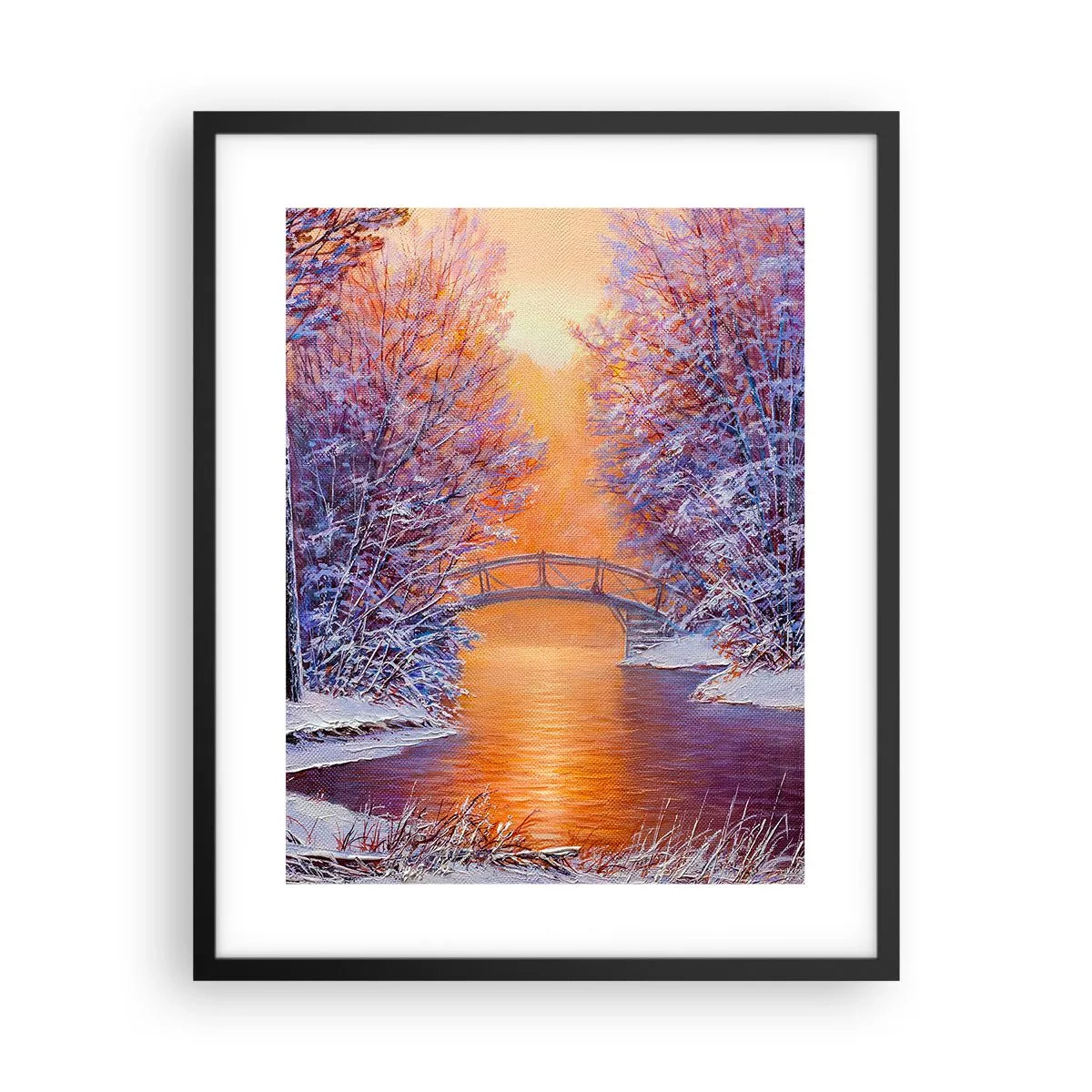 Plagát v čiernom ráme - Stretneme sa tu - 40x50 cm