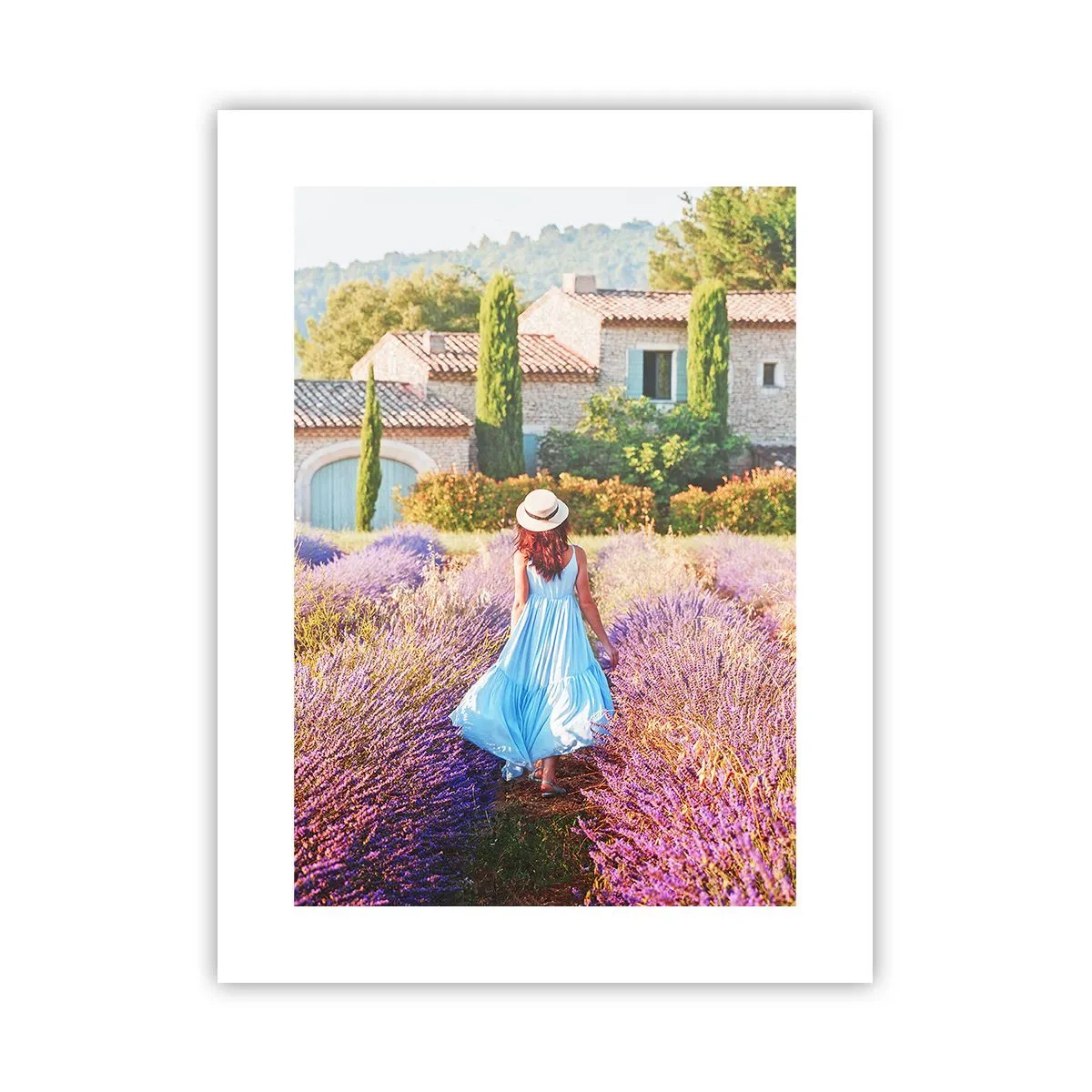 Plagát - Levanduľové dievča - 30x40 cm