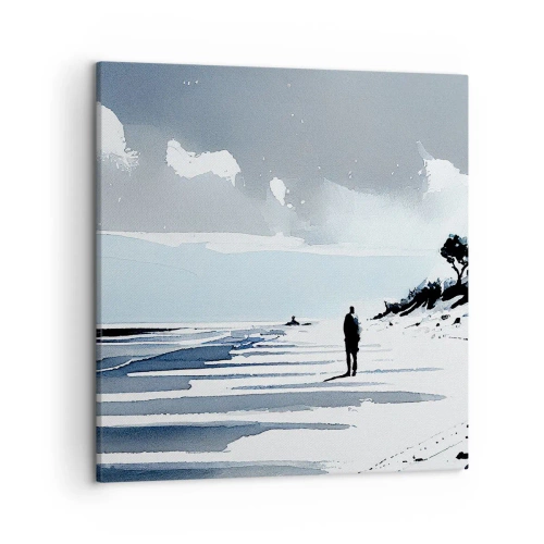 Obraz na plátne - O samote - 50x50 cm