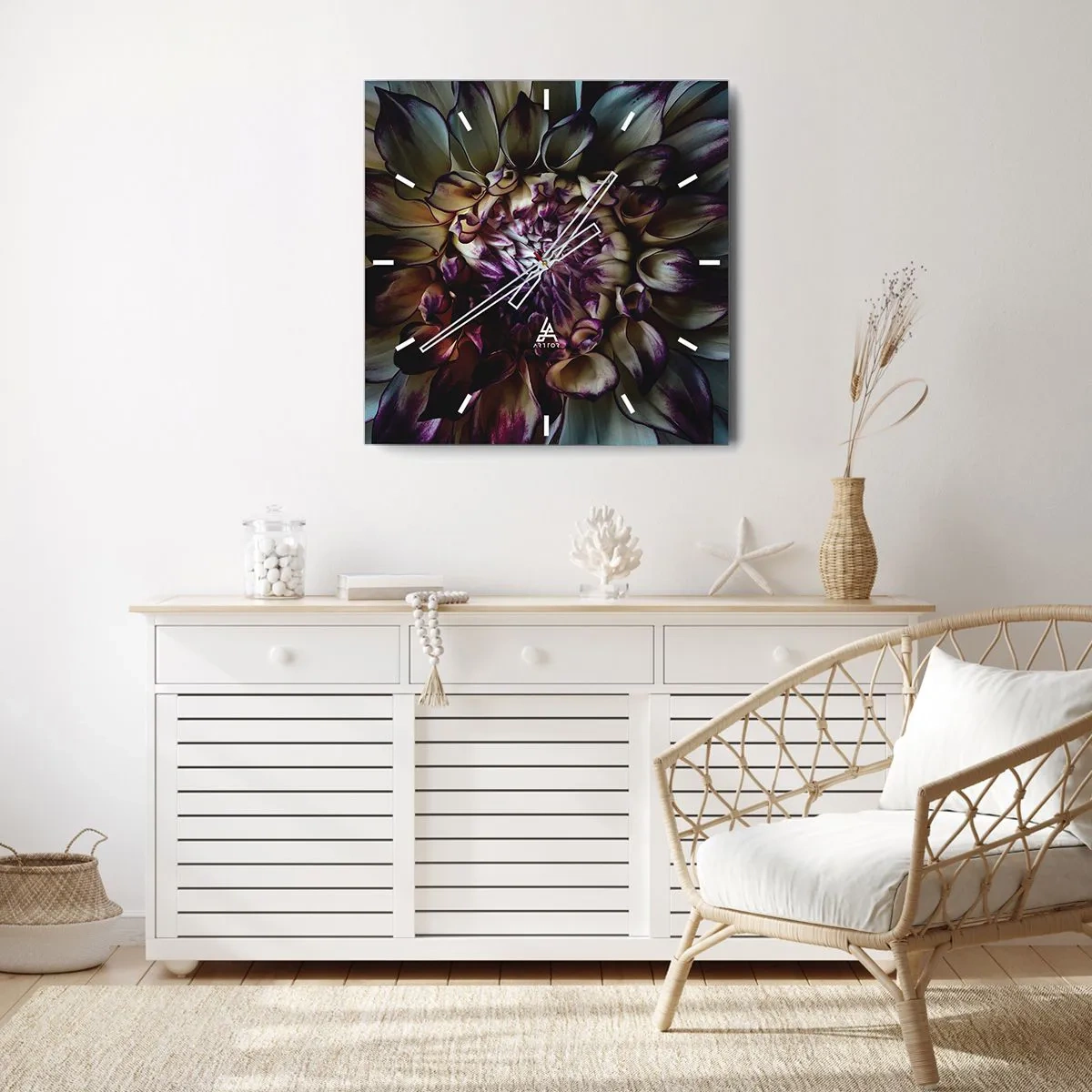 Nástenné hodiny - Rozkvet mladosti - 40x40 cm