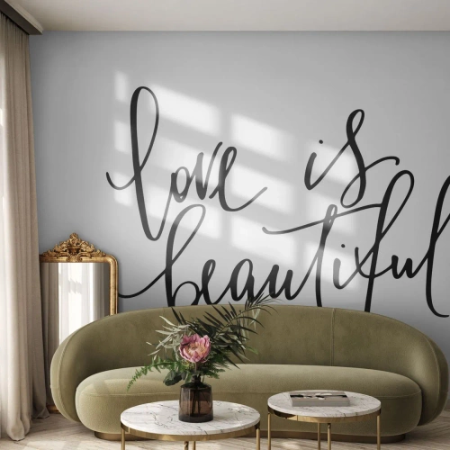 Fototapeta Premium Sand - Prečítaj a zopakuj - Typografia, Afirmácia, Maxim - 500x350 cm