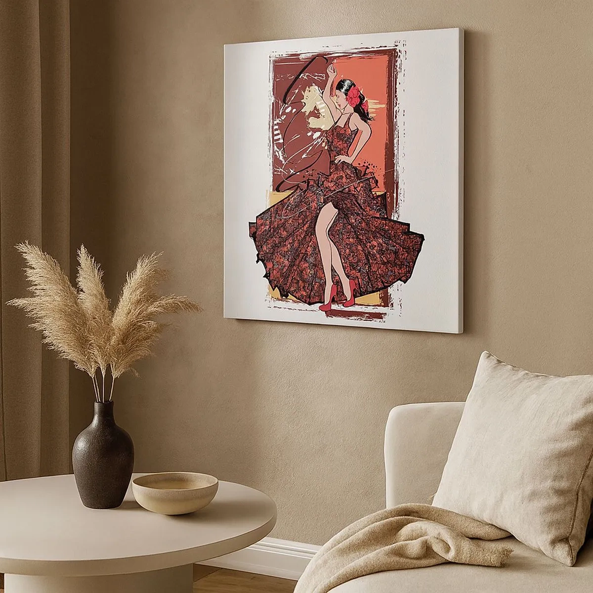 Obraz na plátne - V rytme srdca - 30x30 cm