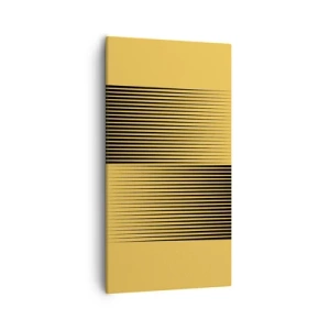 Obraz na plátne - Štvorec protikladov - 55x100 cm