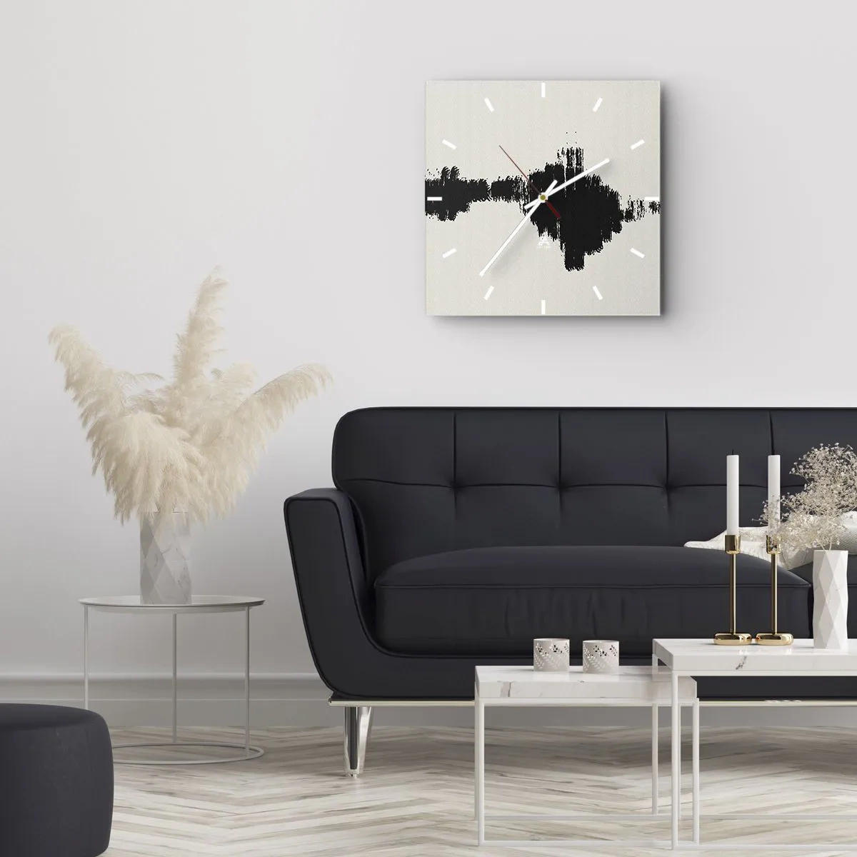 Nástenné hodiny - Vibrácie predstavivosti - 30x30 cm